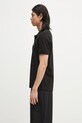 Kenzo polo in cotone Happy Tiger FF55PO5434PU.99J nero SS25