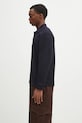 Norse Projects maglione Ruben Double Face LS Polo N10.0214.7004 blu navy SS25