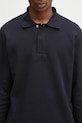 Sveter Norse Projects Ruben Double Face LS Polo tmavomodrá N10.0214.7004