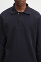 Norse Projects jumper Ruben Double Face LS Polo navy N10.0214.7004