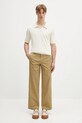 Plátěné polo tričko Norse Projects Leif Cotton Linen Polo N45.0502.0219 béžová