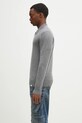 Norse Projects pulover de lână Norse Standard Merino Lambswool Polo N45.0621.1500 gri SS25