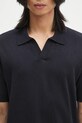 Льняне поло Norse Projects Leif Cotton Linen Polo темно-синій N45.0502.7004