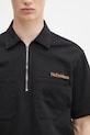 No Problemo polo bawełniane Mini Problemo SS Work Shirt - Twill czarny NP4011403