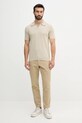United Colors of Benetton tricou polo 115RK301I bej SS25