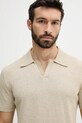 United Colors of Benetton tricou polo bej 115RK301I