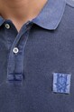 Bavlněné polo tričko United Colors of Benetton 3089U302D námořnická modř