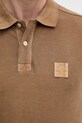 United Colors of Benetton polo bawełniane 3089U302D brązowy