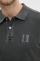 Хлопковое поло United Colors of Benetton 3089U302D серый