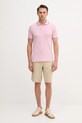 United Colors of Benetton tricou polo 3F9HU302E roz SS25