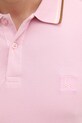 United Colors of Benetton tricou polo 3F9HU302E roz