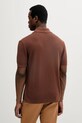 Îmbrăcăminte Sisley polo de bumbac 1094S300M maro