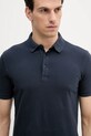 Sisley polo de bumbac bleumarin 3089S300T