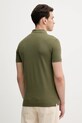 Îmbrăcăminte Sisley polo de bumbac 3089S300T verde