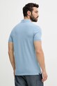 Îmbrăcăminte Sisley polo de bumbac 3089S300T albastru