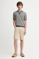 Marc O'Polo tricou polo din in 524505362054 albastru SS25