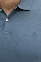 Хлопковое поло Marc O'Polo голубой 536217653018