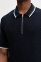 Abercrombie & Fitch polo KI120.5086.200 granatowy