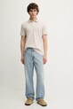Abercrombie & Fitch polo KI124.5229.175 beżowy SS25