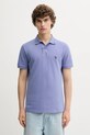Abercrombie & Fitch polo z elastanem fioletowy KI124.5230.200