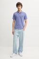 Πόλο Abercrombie & Fitch KI124.5230.200 μωβ SS25