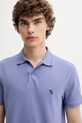 Abercrombie & Fitch polo KI124.5230.200 fioletowy