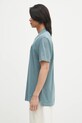Хлопковое поло Maison Kitsuné Bold Fox Head Patch Comfort MM00210KJ7010 бирюзовый SS25