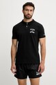 PLEIN SPORT tricou polo regular negru PS25MPL01