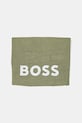 BOSS ręcznik bawełniany 50540419 zielony SS25