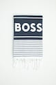 BOSS prosop din bumbac 50540424 bleumarin SS25