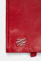Karl Lagerfeld manusi de piele A1W33102 rosu SS25