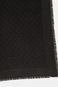 Hodvábna šatka Tory Burch T Monogram 160570.001 čierna SS25