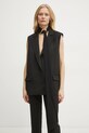 Patrizia Pepe szalik tkanina czarny 8F0047.AD08