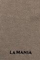 La Mania gyapjú sál MERINOWOOL MERINOWOOL.SCARF bézs SS25
