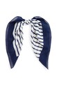 Lauren Ralph Lauren eșarfă de mătase panza bleumarin 454966223