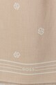 Шарф BOSS 50535789 бежевый SS25