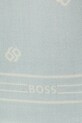 Шарф BOSS 50535789 голубой SS25