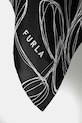 Hodvábna šatka Furla WT00021.BX3591.O6000 čierna SS25