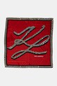Karl Lagerfeld esarfa A1W33056 rosu SS25