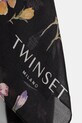 Akcesoria Twinset szal z domieszką wełny 251TA4340 czarny
