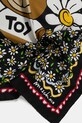 Accesorii Moschino esarfa de matase 90 x 90 cm M3229.3549 negru