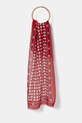 Moschino eșarfă din amestec de mătase 45 x 150 cm panza rosu M3246.3322