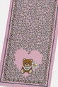 Šála ze směsi hedvábí Moschino 45 x 150 cm M3251.3322 růžová SS25