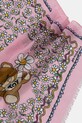 Doplňky Šála ze směsi hedvábí Moschino 45 x 150 cm M3251.3322 růžová