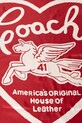 Coach chusta jedwabna 29CZ425 czerwony SS25