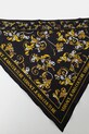 Šatka s prímesou hodvábu Versace Jeans Couture 78HA7H05.ZG363 čierna SS25