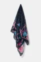 Шелковый платок Guess FOULARD ткань тёмно-синий AW5272.SIL13