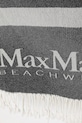Хлопковый шарф Max Mara Beachwear 2516591019600 серый SS25