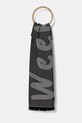 Шерстяной шарф Weekend Max Mara шерсть чёрный 2515541064600