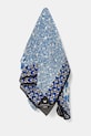 Weekend Max Mara o esarfa de matase panza albastru 2515541065600
